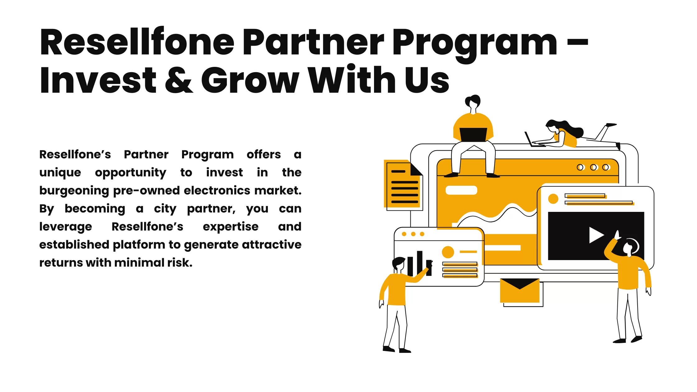 Partner with us and profit from the pre-owned device market